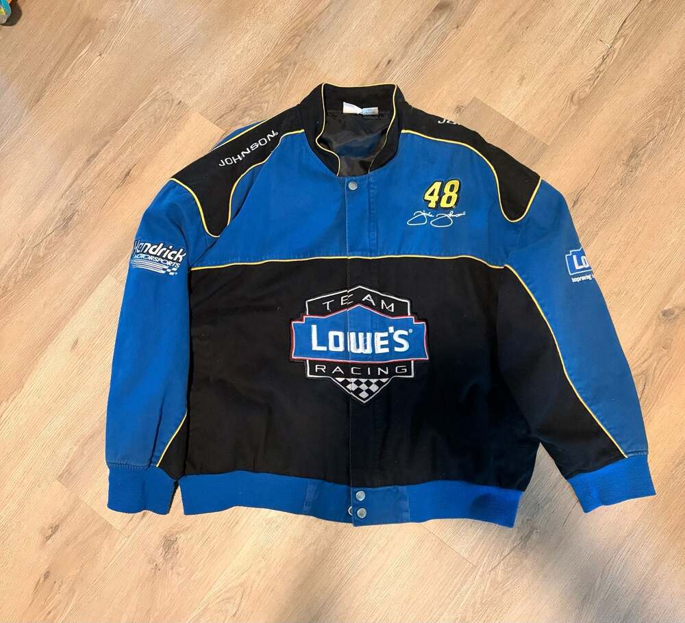 Winners Circle Nascar Jimmie Johnson #48 Lowe's Racing Team Twill Jacket